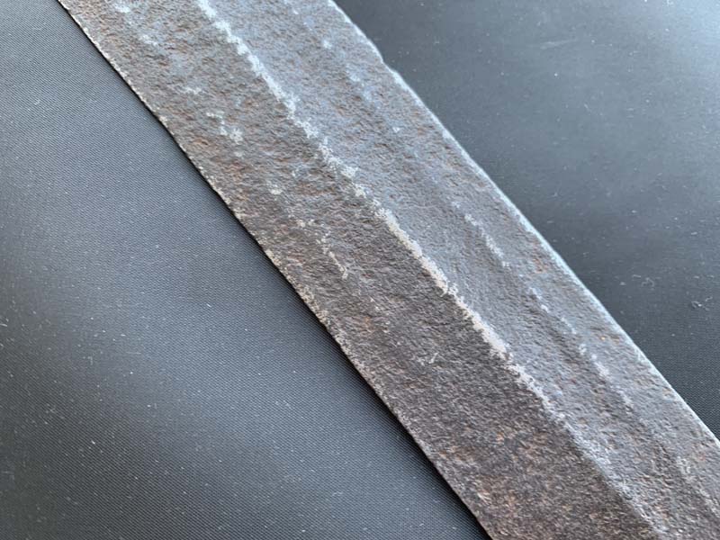 Кинжал «Зимбабве» или «Ikakalaka» Африканское оружие старый нож из племени Конда (Заир)