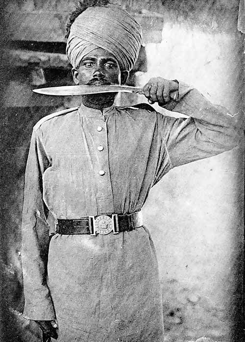 Антикварный нож кукри