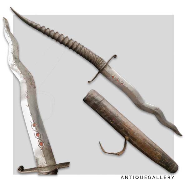 Испано-Мавританский боевой кинжал XIX века