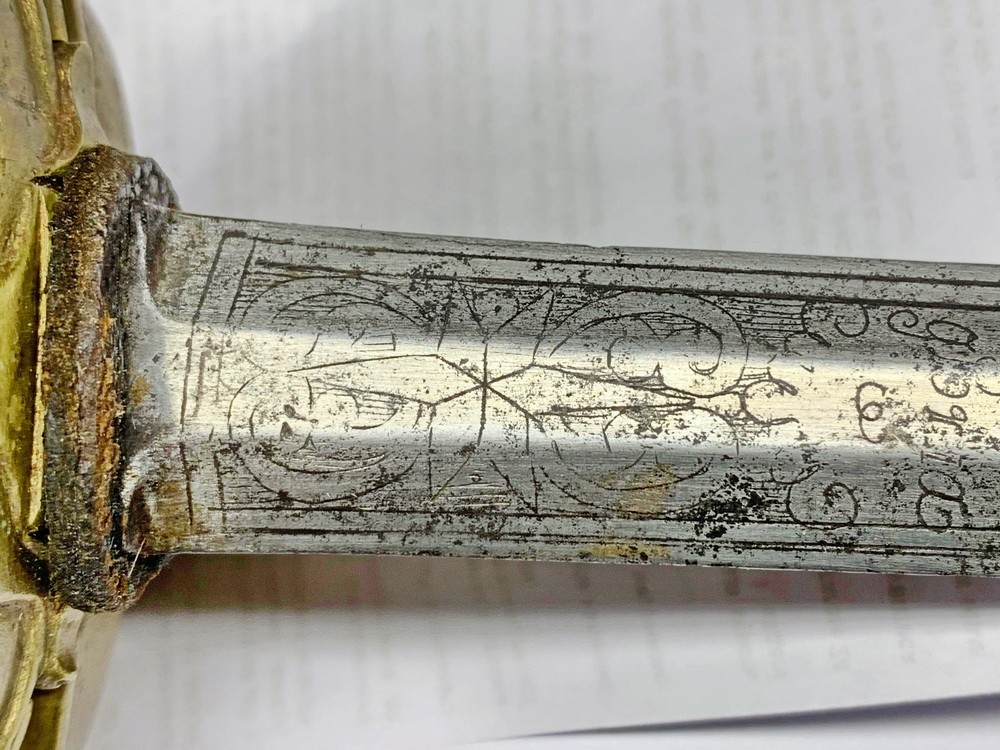 Офицерская шпага Западная Европа 18 век