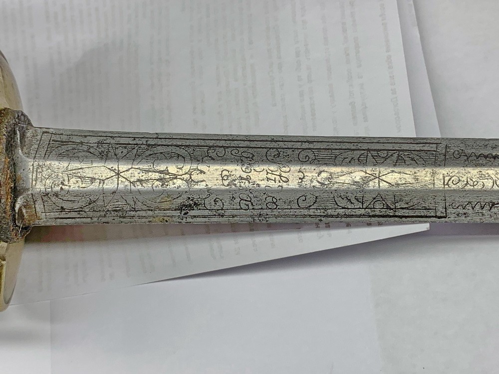 Офицерская шпага Западная Европа 18 век