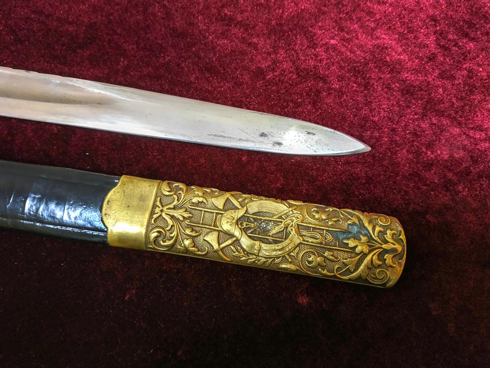 Тесак пожарной службы (Пожарника) Германии 19 век