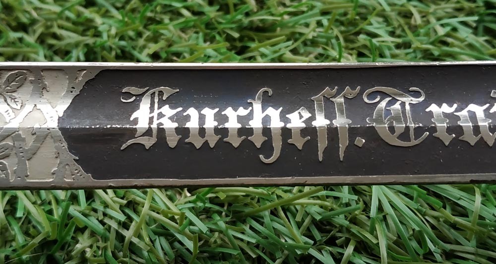 Прусская кавалерийская сабля образца 1852/1879 г конвойного батальона снабжения