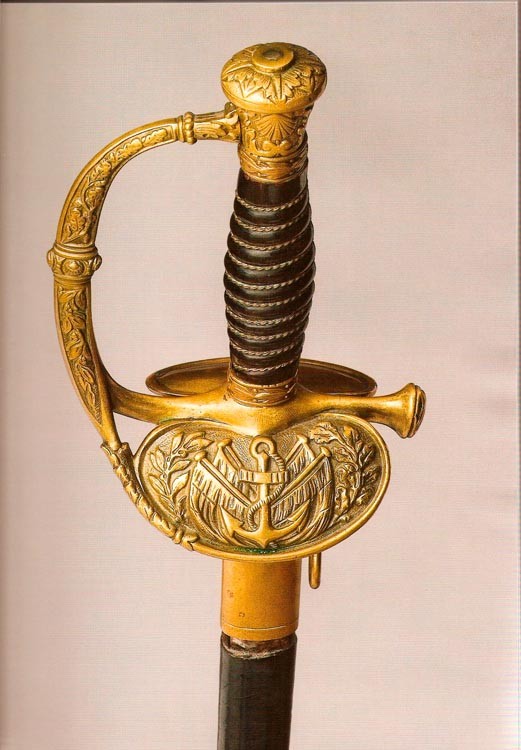 Шпага французская морская офицерская обр. 1837 г. конца ХIХ века