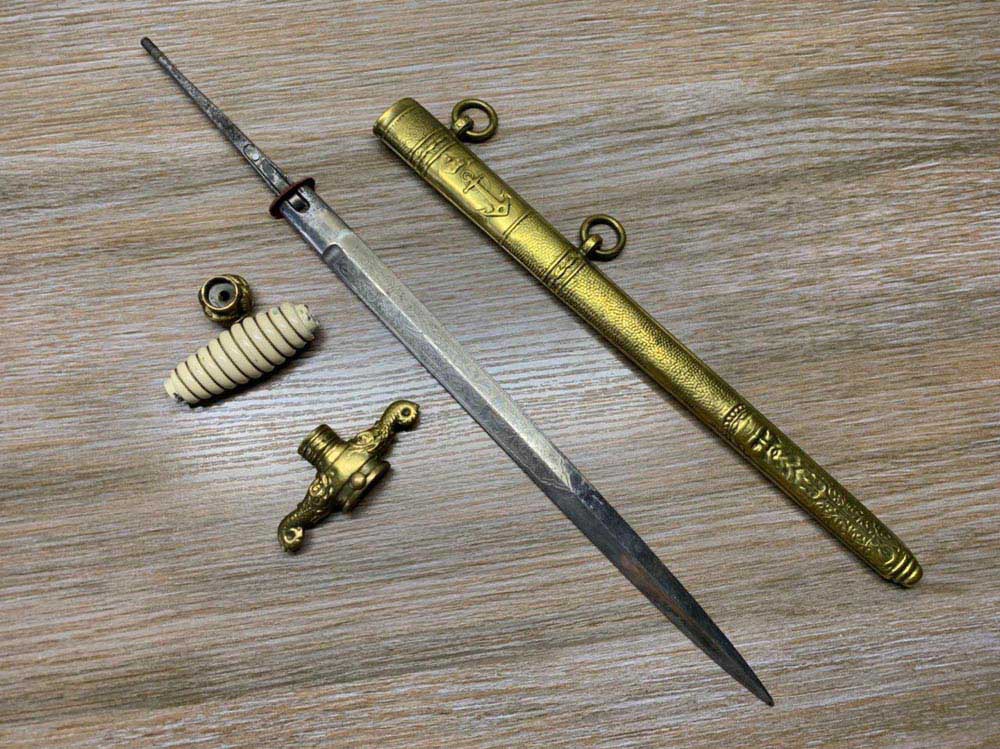 Морской кортик Югославии офицерский образца 1924 года