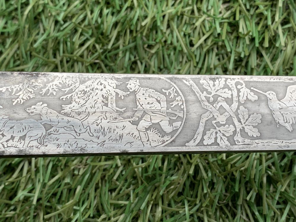 Кинжал Охотничий Хиршфангер старших чинов Имперской лесной службы Carl Eickhorn