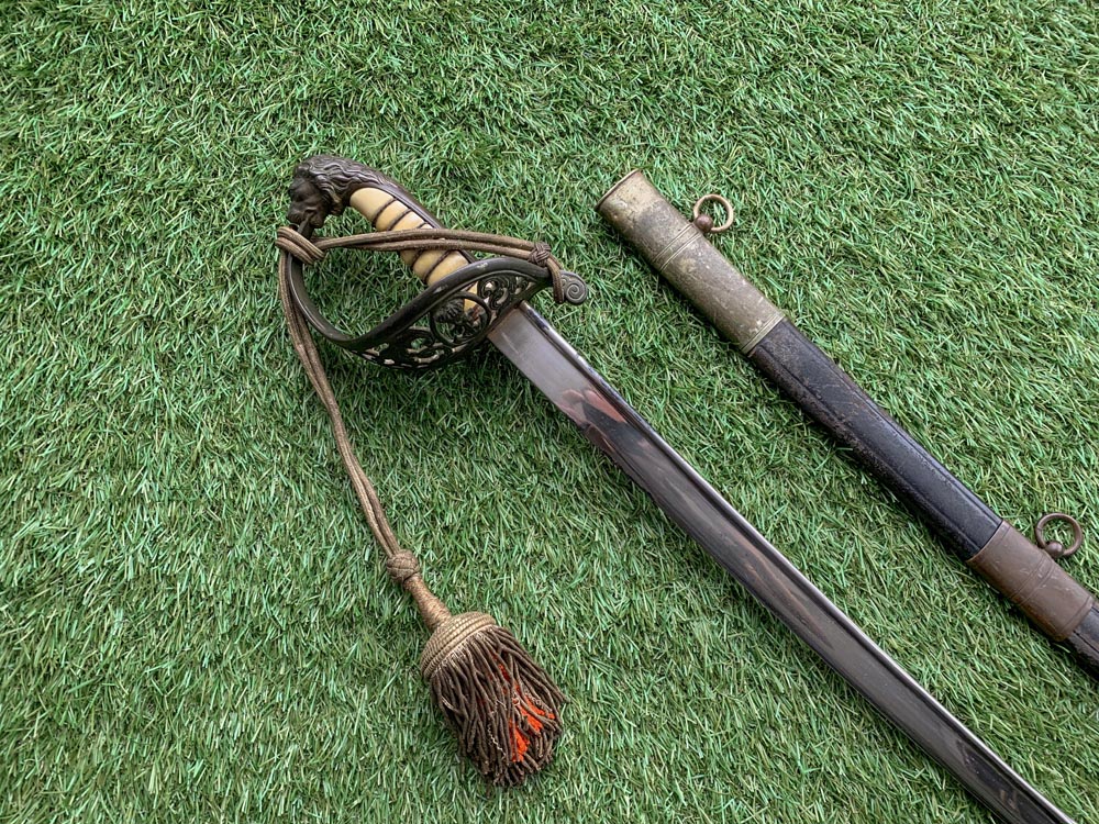 Сабля голландская морская офицерская обр. 1882 года 1 тип