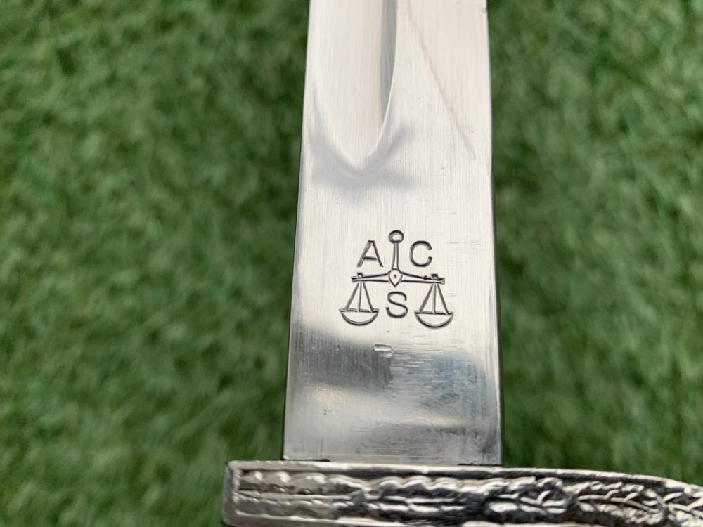 Штык полиции период Третьего Рейха. Производитель Coppel Alexander ALCOSO Solingen.