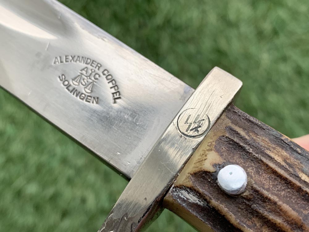 Штык полиции период Третьего Рейха. Производитель Coppel Alexander ALCOSO Solingen.