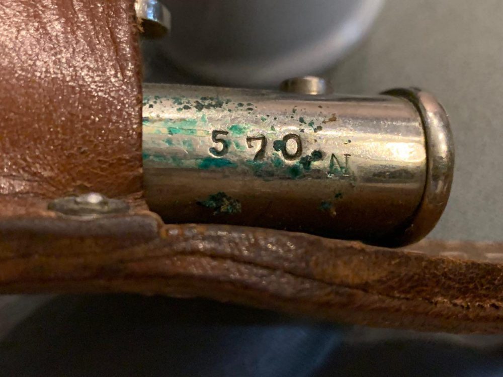 Штык полиции период Третьего Рейха. Производитель Coppel Alexander ALCOSO Solingen.