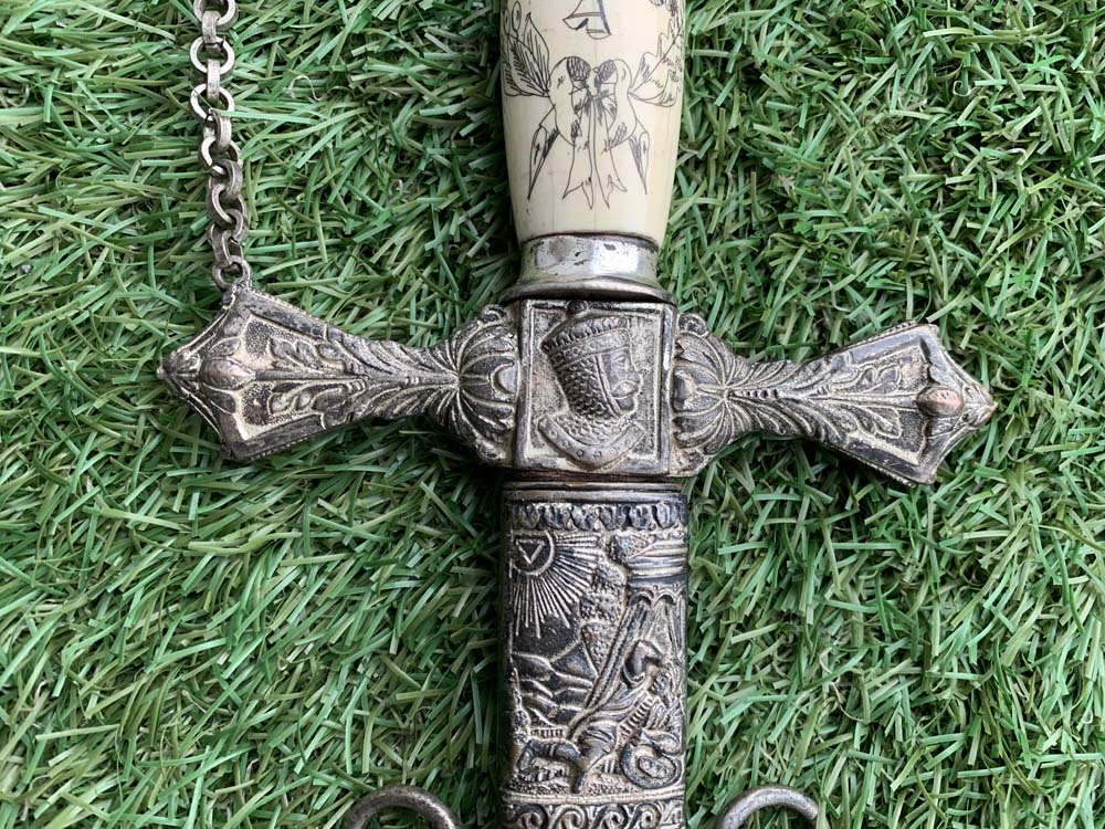 Американская шпага Высших чинов масонской ложи.