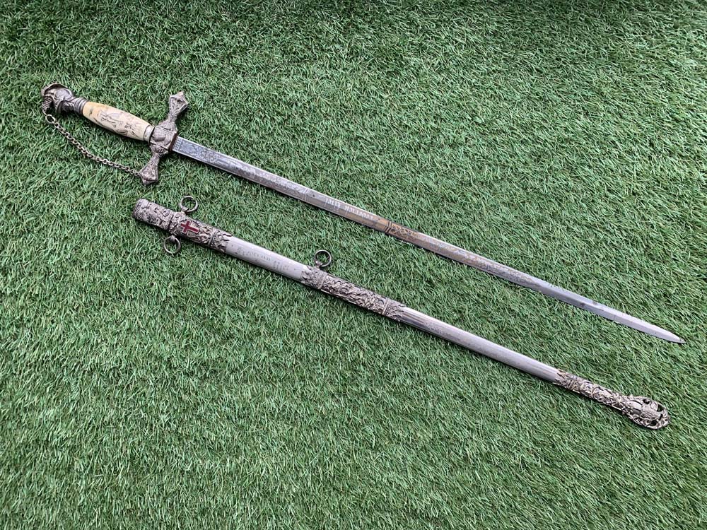 Американская шпага Высших чинов масонской ложи.