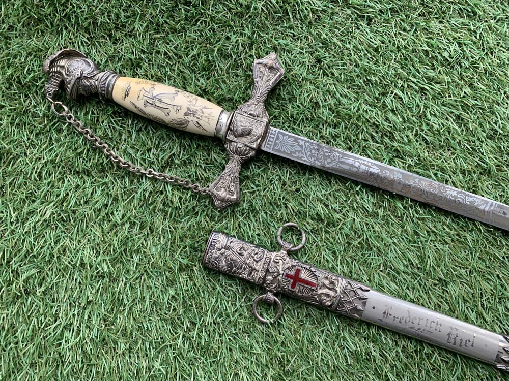 Американская шпага Высших чинов масонской ложи.