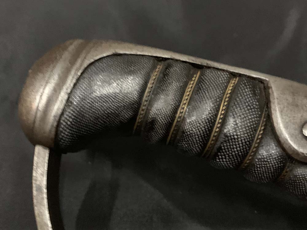 Британская сабля кавалерийского образца 1821 года, сделанная для экспортного рынка (Португалия)