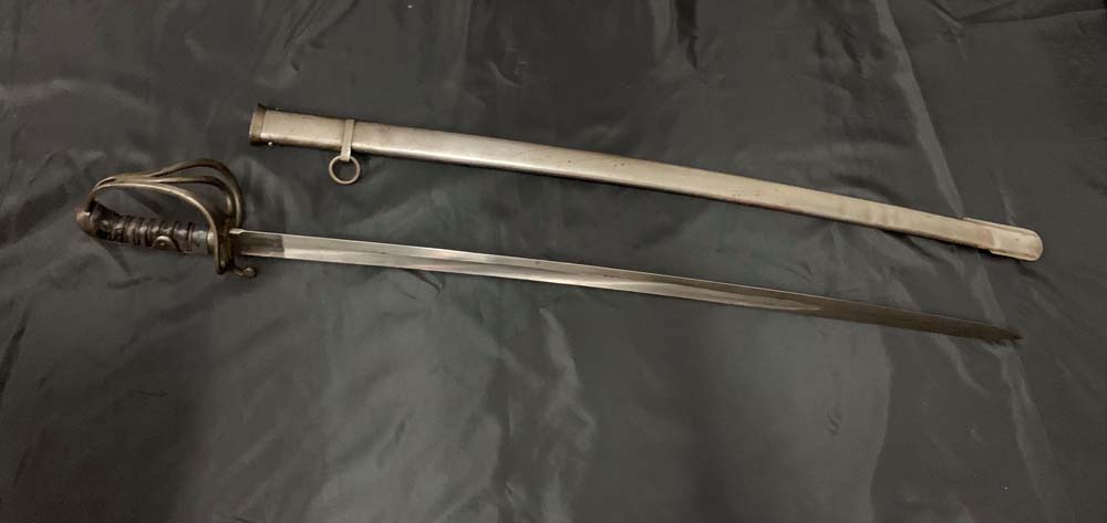 Британская сабля кавалерийского образца 1821 года, сделанная для экспортного рынка (Португалия)