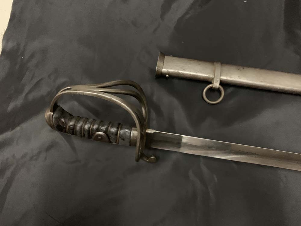 Британская сабля кавалерийского образца 1821 года, сделанная для экспортного рынка (Португалия)