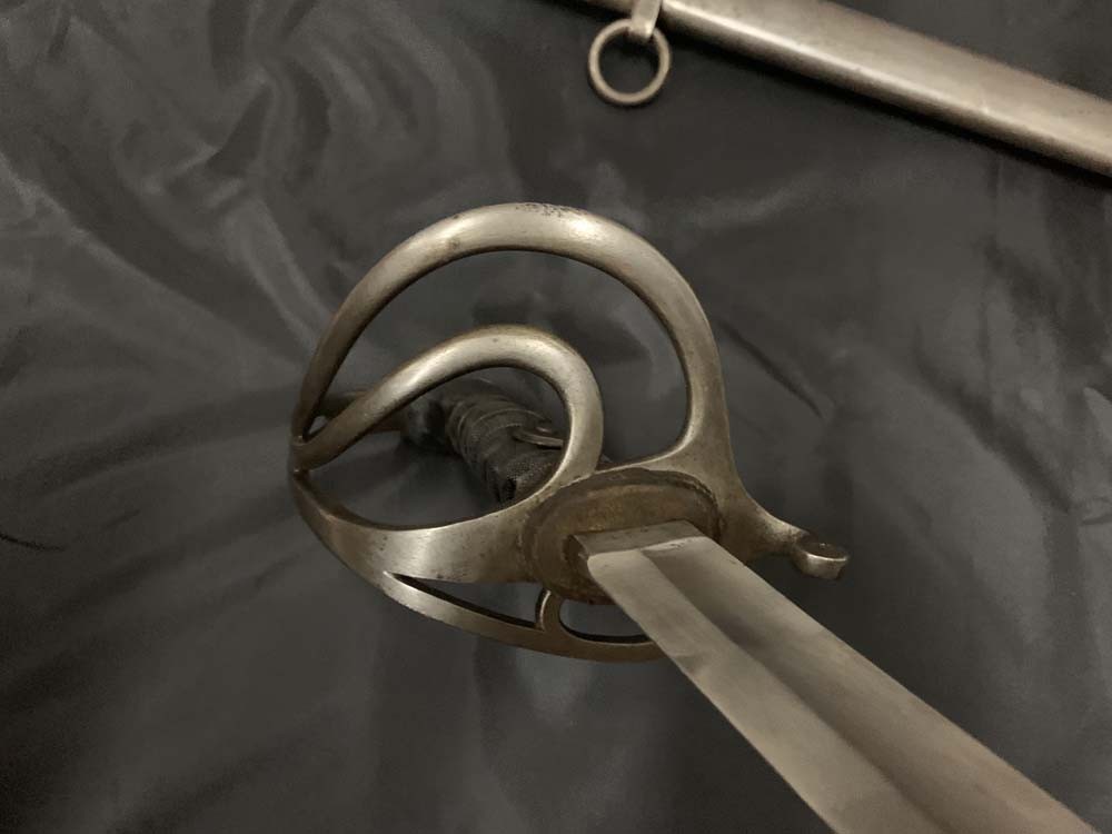 Британская сабля кавалерийского образца 1821 года, сделанная для экспортного рынка (Португалия)