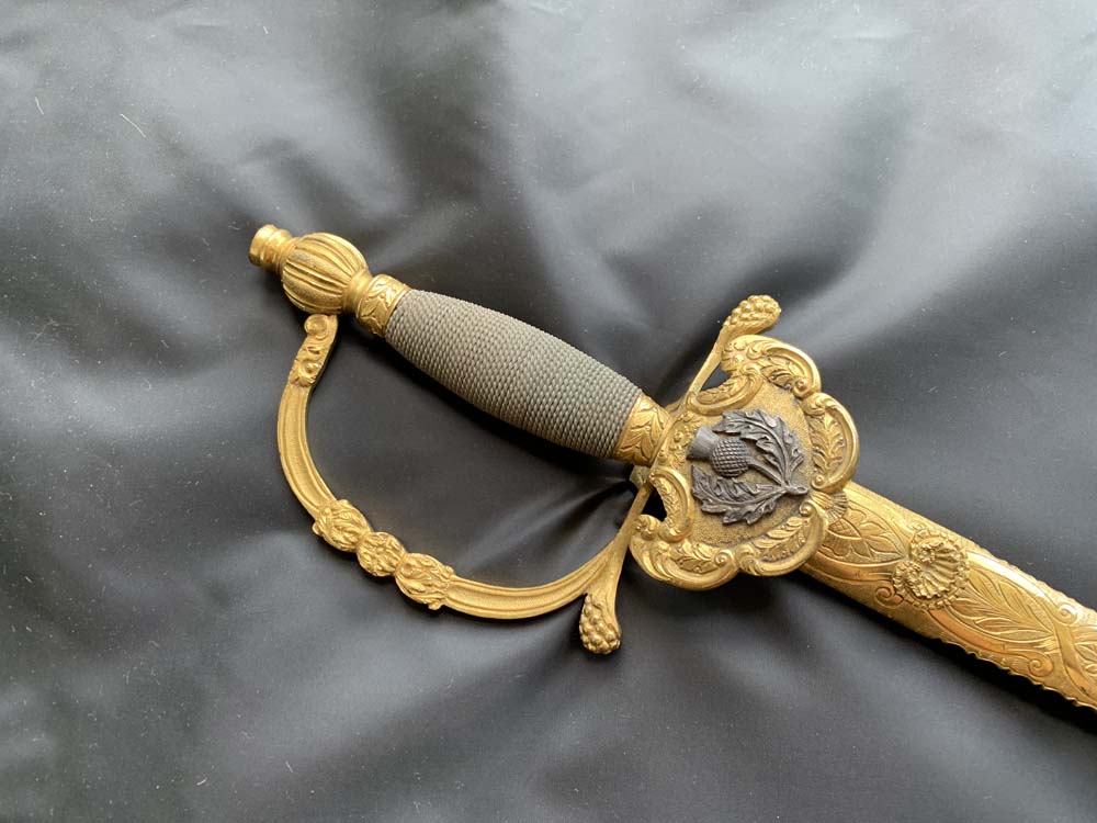 Шпага шотландских королевских лучников, период правления Георга V.