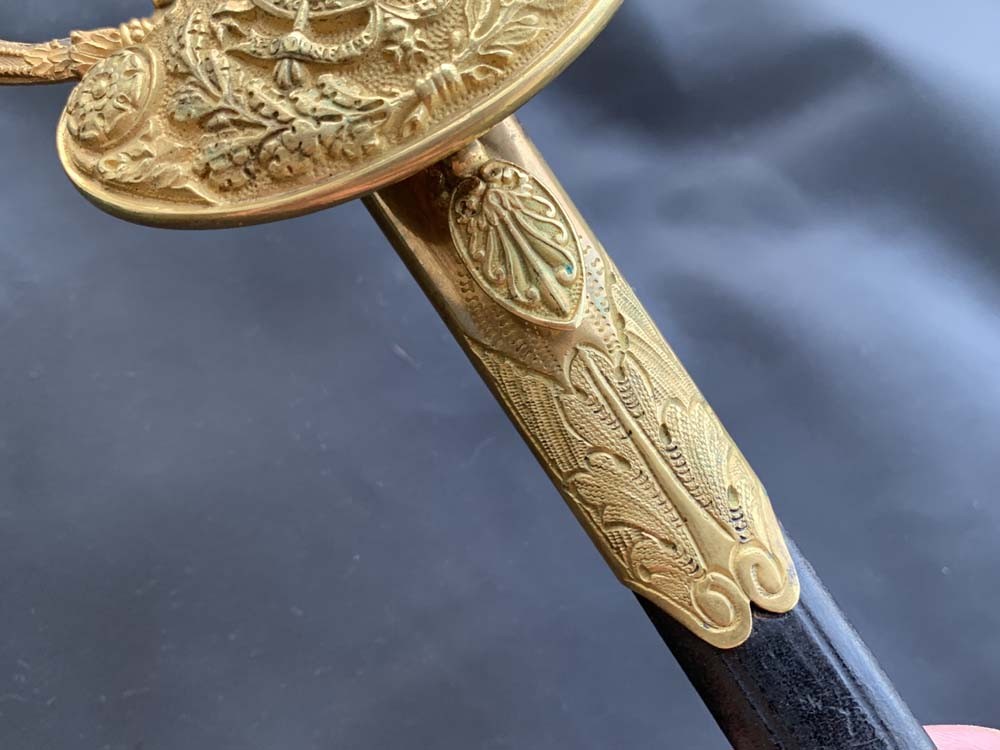 Заказная шпага гражданского чиновника Вторая империя, Франция.