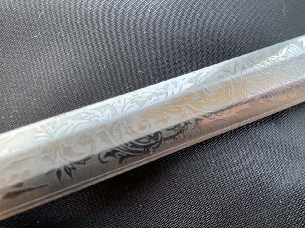 Заказная шпага гражданского чиновника Вторая империя, Франция.