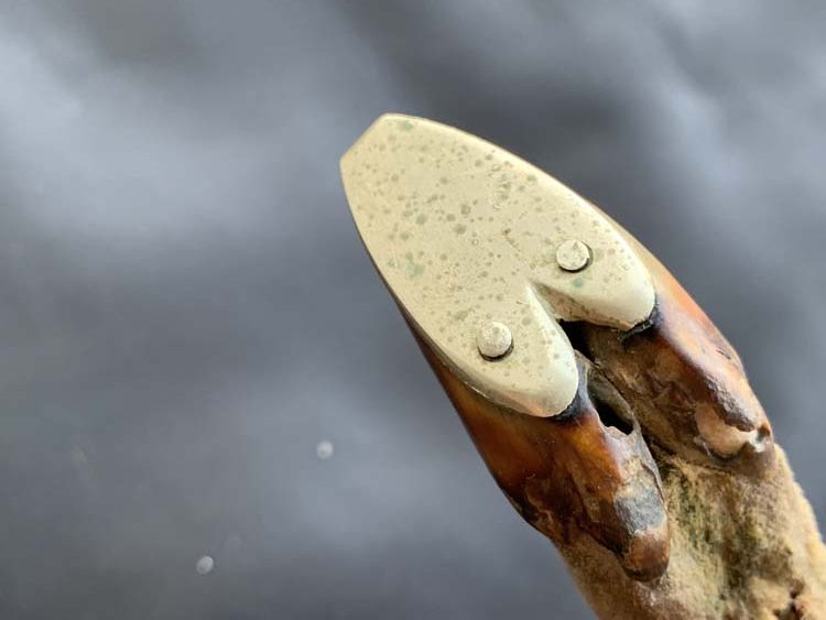 Окопный нож типа козья ножка, период Первой Мировой Войны.