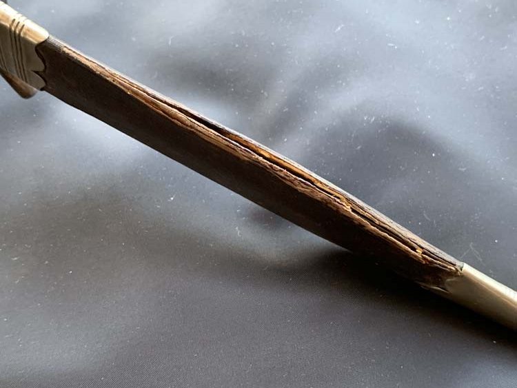 Окопный нож типа козья ножка, период Первой Мировой Войны.