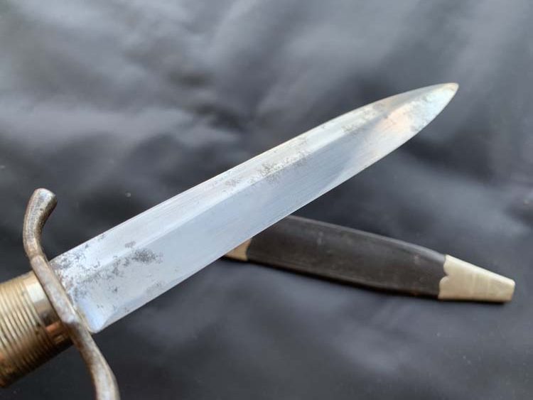 Окопный нож типа козья ножка, период Первой Мировой Войны.