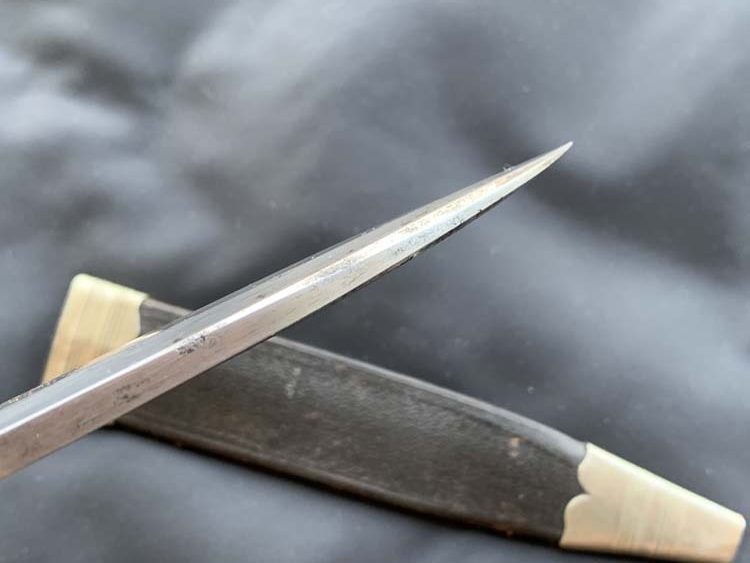 Окопный нож типа козья ножка, период Первой Мировой Войны.