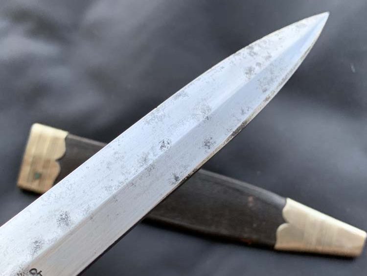 Окопный нож типа козья ножка, период Первой Мировой Войны.