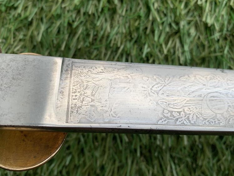 Охотничий кинжал Хиршфангер. Производство Carl Kaiser & Co., Solingen