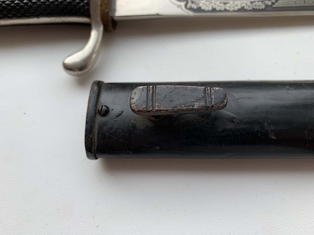 Штык к винтовке Маузера образца 1898 года (послевоенное травление).