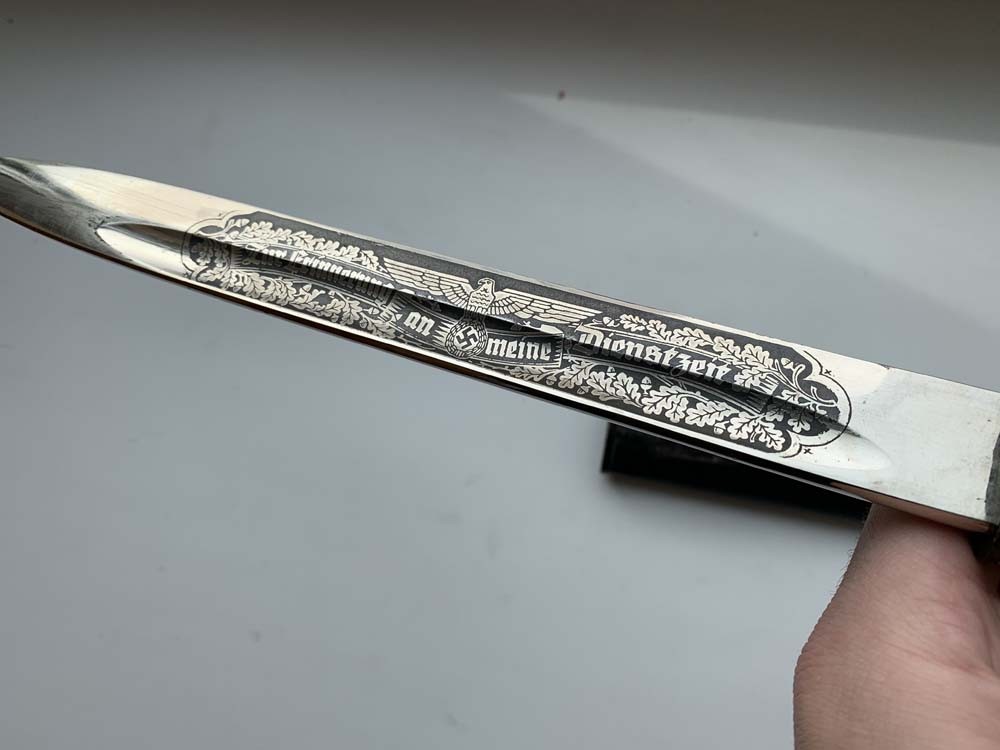 Штык к винтовке Маузера образца 1898 года (послевоенное травление).