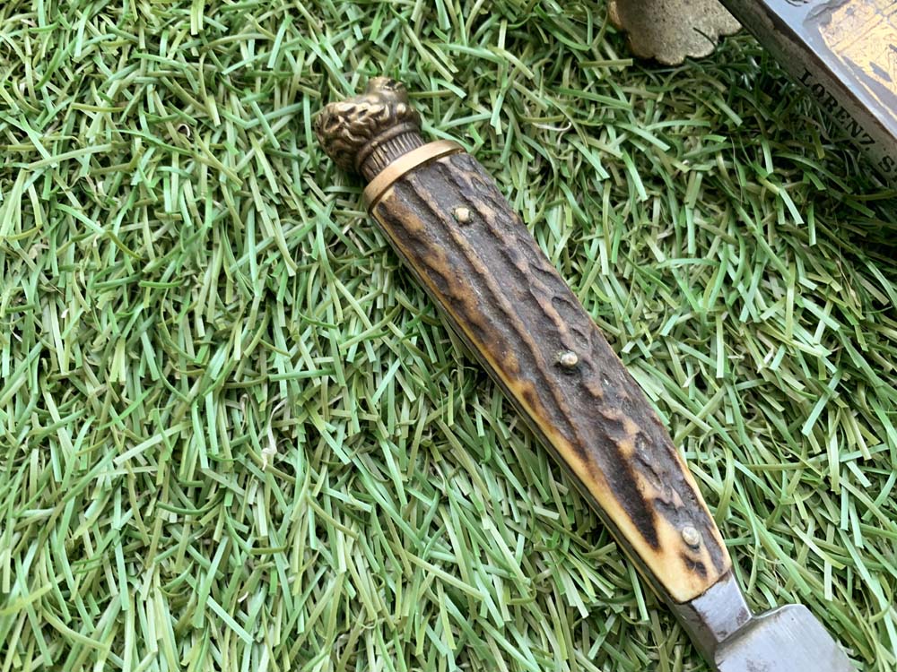 Охотничий кинжал Хиршфангер Бавария. Производство Lorenz Stanko Munchen.