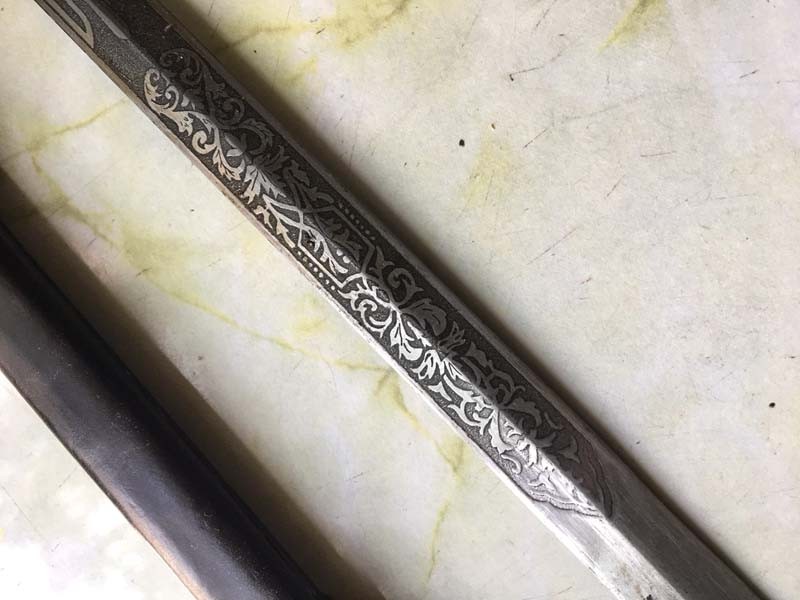 Огромный Кортик Украинский офицерский морской образца 1994 года