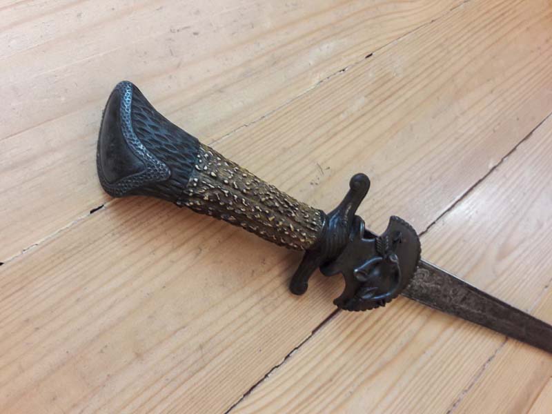 Европейский охотничий кинжал XVIII век