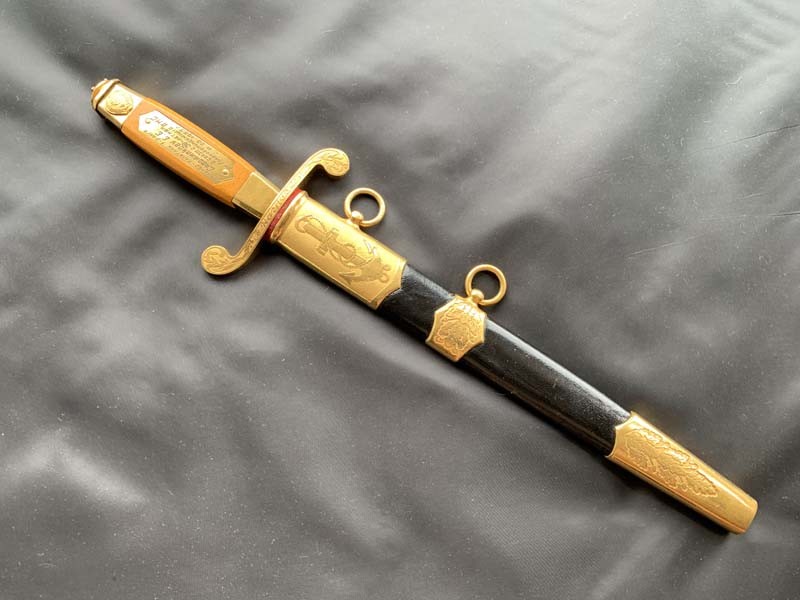 Кортик советский морской офицерский наградной образца 1945 года