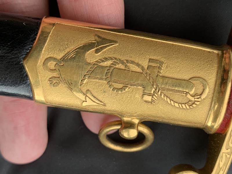 Кортик советский морской офицерский наградной образца 1945 года