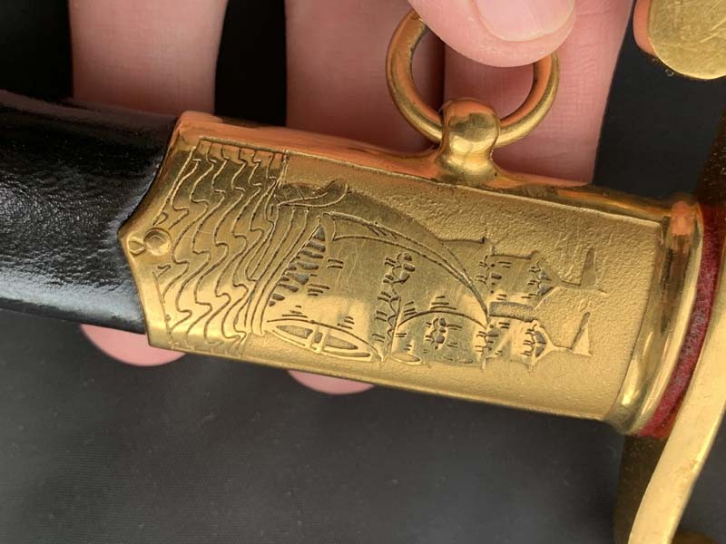 Кортик советский морской офицерский наградной образца 1945 года