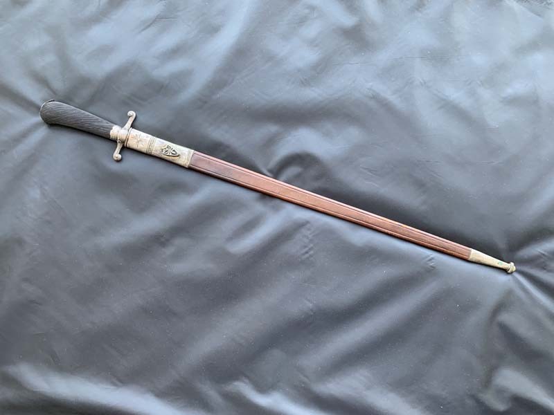 Французский охотничий кинжал XVIII века