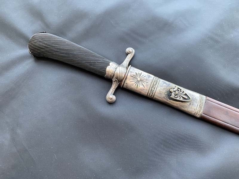 Французский охотничий кинжал XVIII века