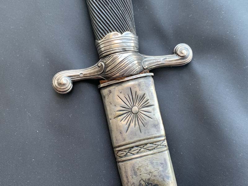 Французский охотничий кинжал XVIII века