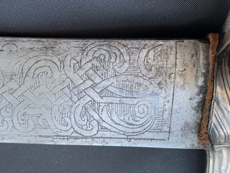 Французский охотничий кинжал XVIII века