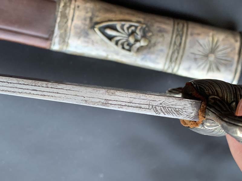 Французский охотничий кинжал XVIII века