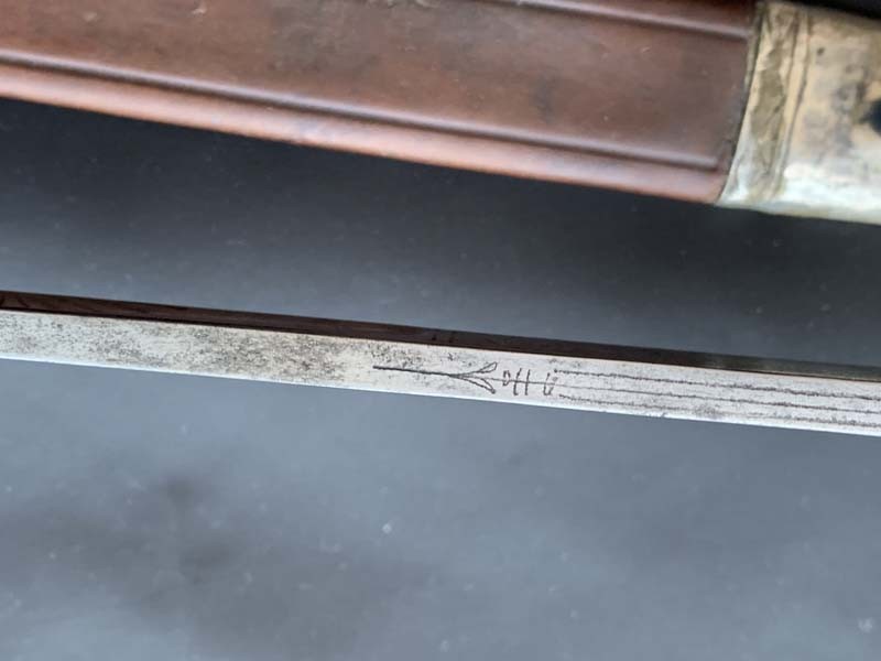 Французский охотничий кинжал XVIII века