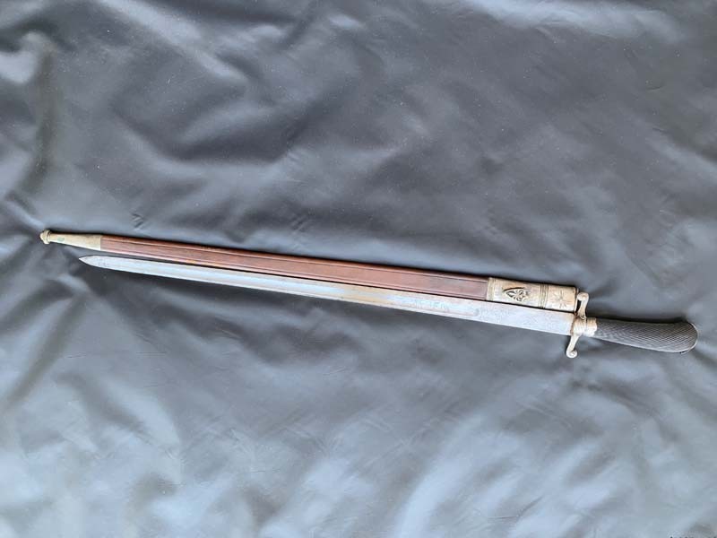 Французский охотничий кинжал XVIII века