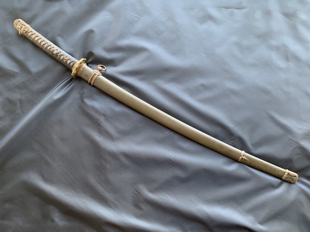 Японский меч Син-гунто армейских офицеров образца 1938 года