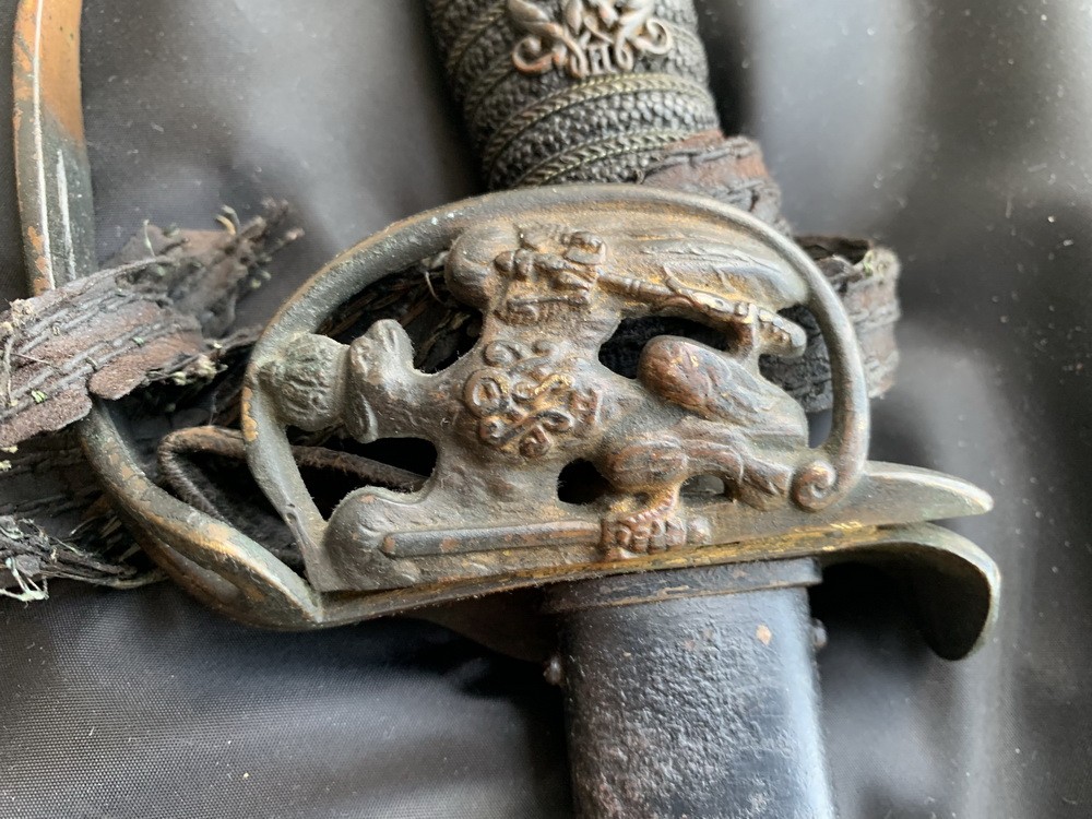 Прусский офицерский пехотный палаш образца 1889 года. Периода первой мировой