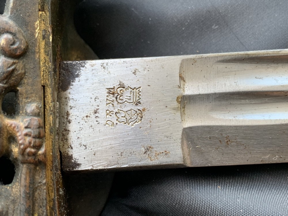 Прусский офицерский пехотный палаш образца 1889 года. Периода первой мировой