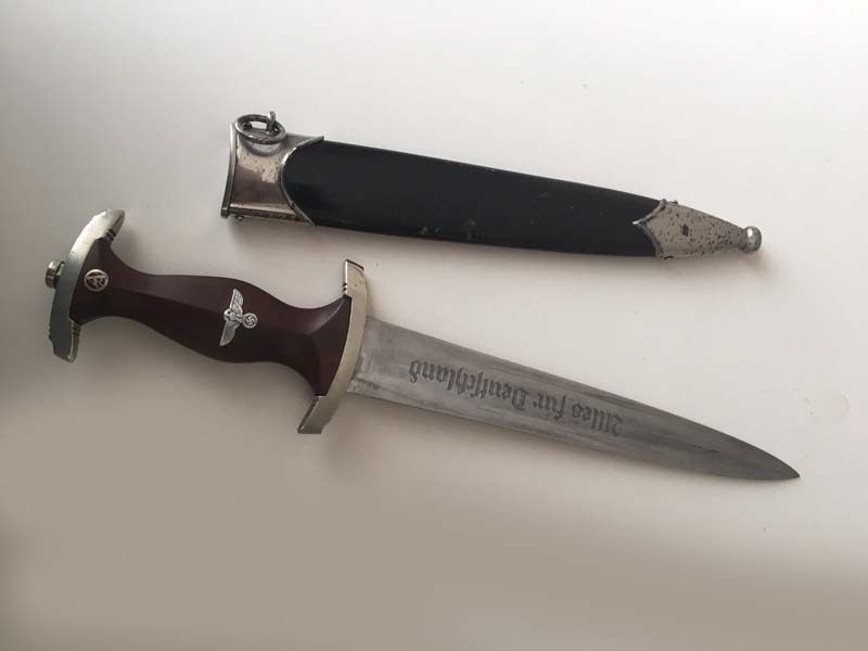 Кинжал членов НСКК образца 1933 года Третий рейх производитель Konejung Hermann A.G., Solingen