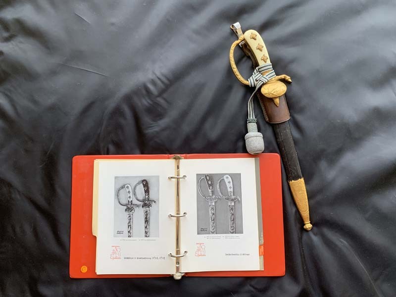 Кинжал Охотничий Хиршфангер старших чинов Имперской лесной службы Carl Eickhorn